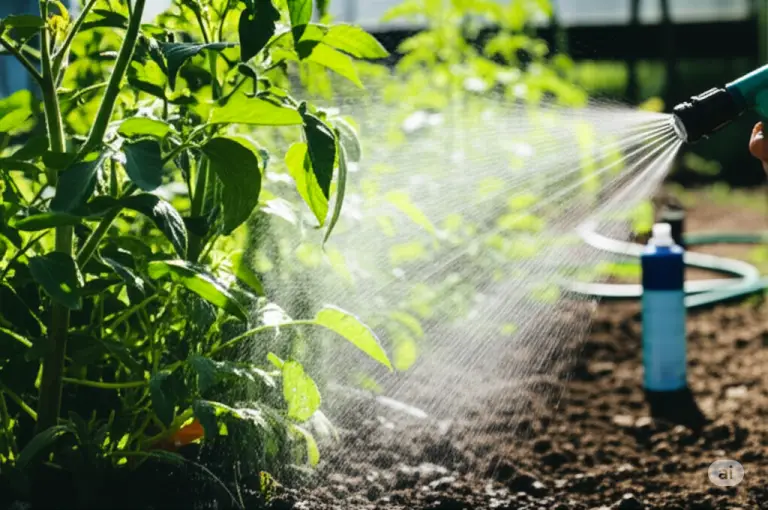 accidentally sprayed plants with wasp spray