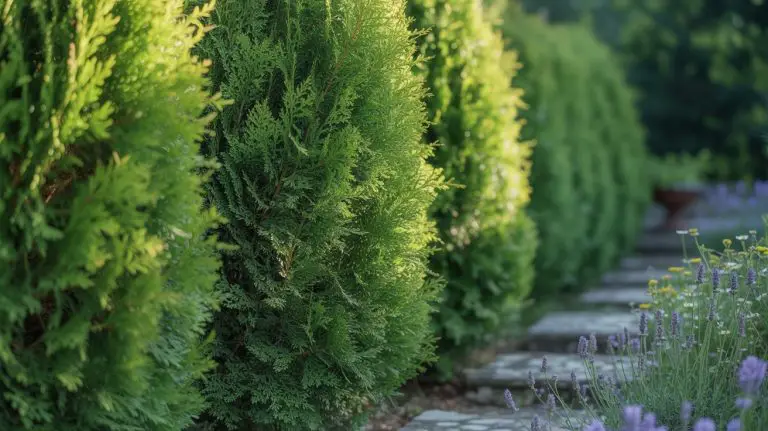 arborvitae thinning at bottom