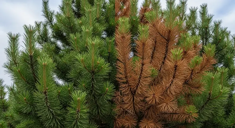 austrian pine needles turning brown