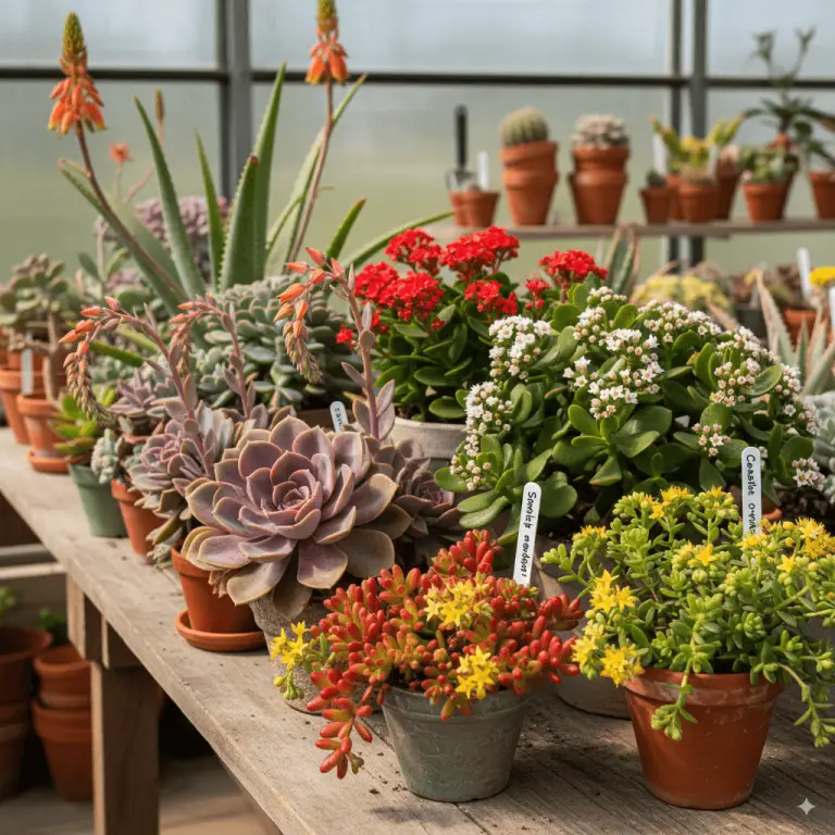 flowering-succulent-plants-identification